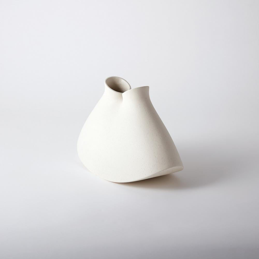 Global Views Under the Sea Large Rustic White Vessel