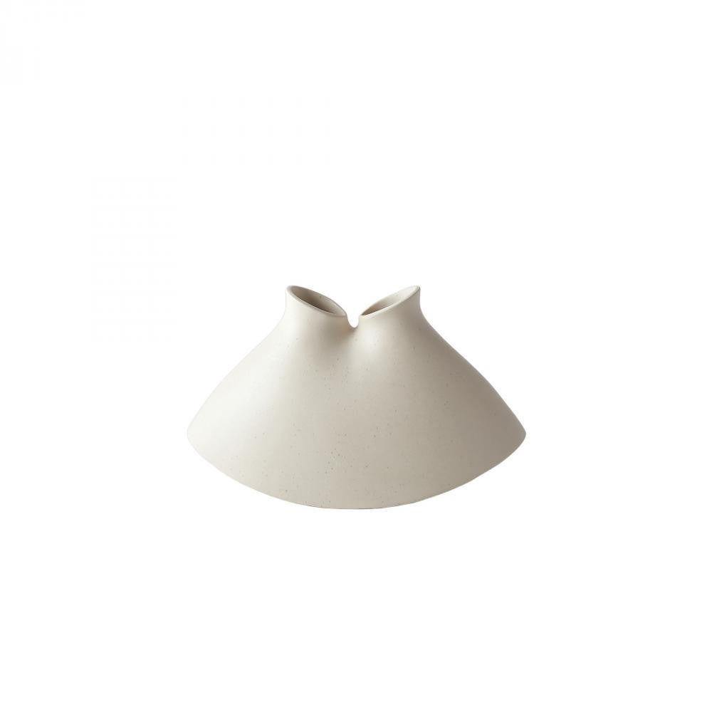 Global Views Under the Sea Small Rustic White Vessel