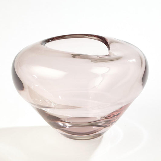 Global Views Undulating Large Amethyst Vase