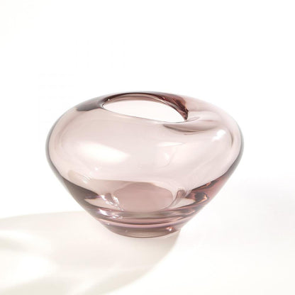 Global Views Undulating Small Amethyst Vase