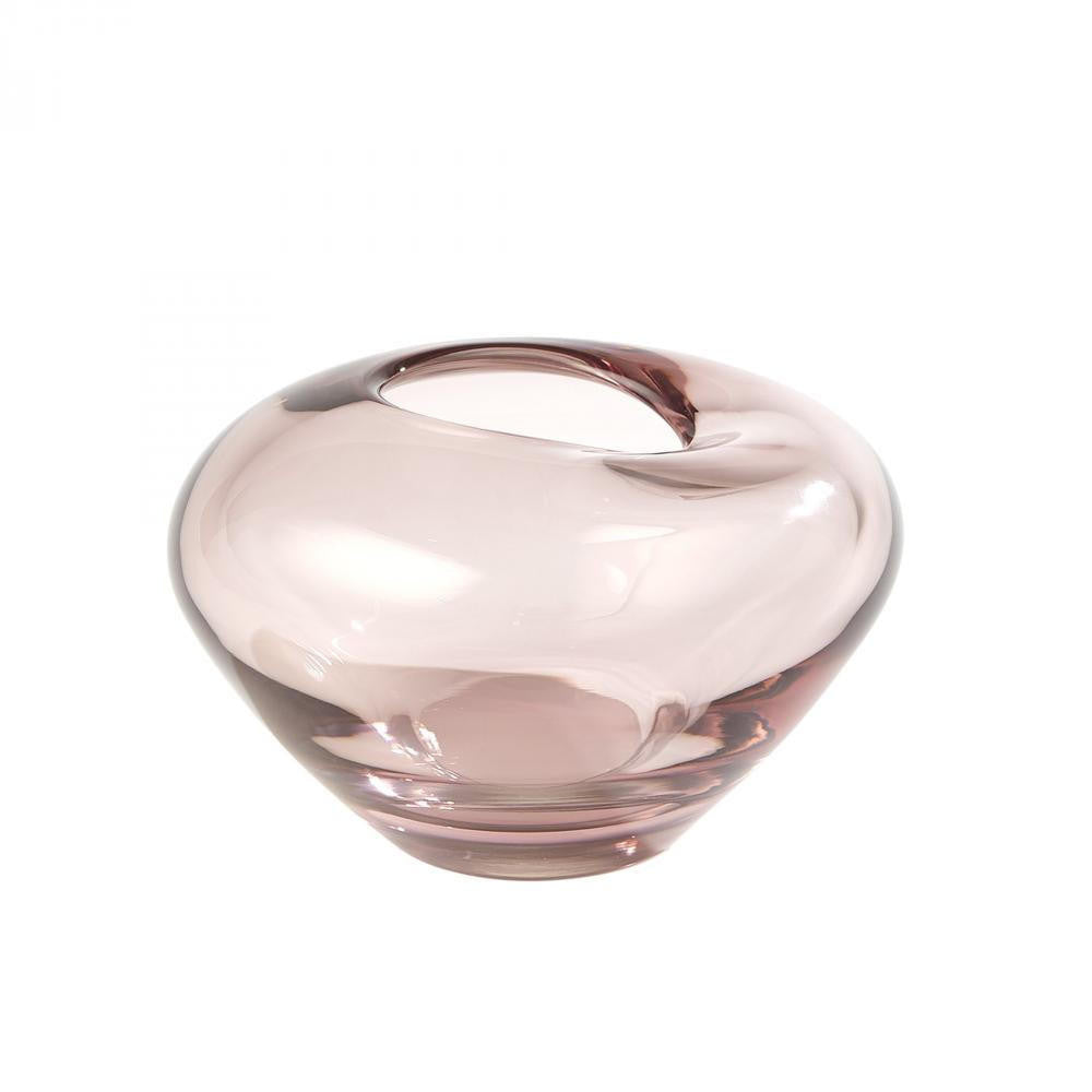 Global Views Undulating Small Amethyst Vase