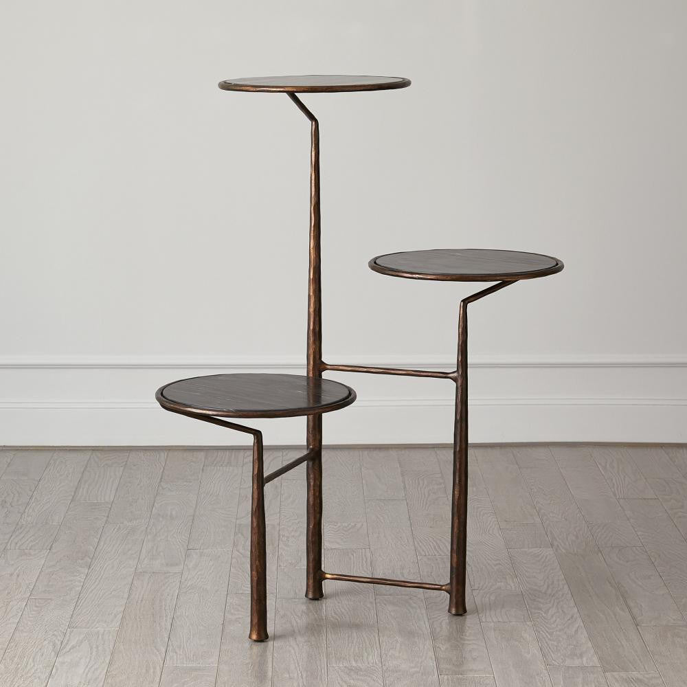 Global Views Unity Pedestal with Black Marble