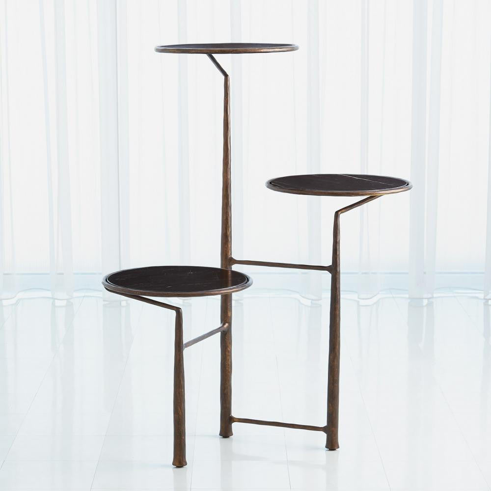 Global Views Unity Pedestal with Black Marble