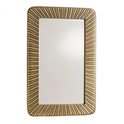 Global Views Valencia Antique Brass Mirror