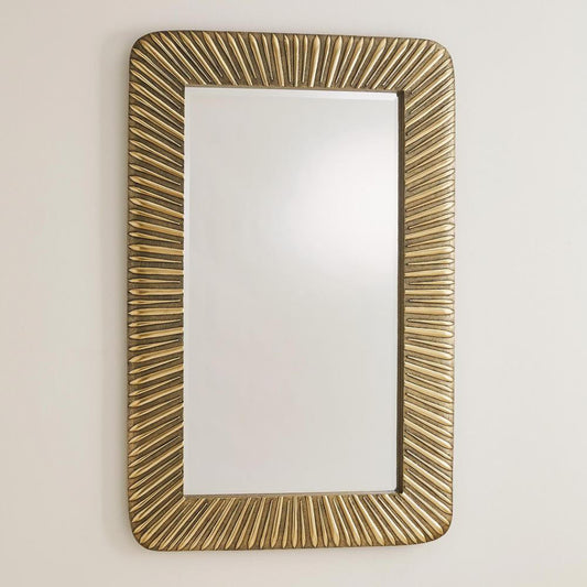 Global Views Valencia Antique Brass Mirror