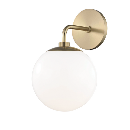 Mitzi by Hudson Valley Lighting Stella Wall Sconce Aged Brass