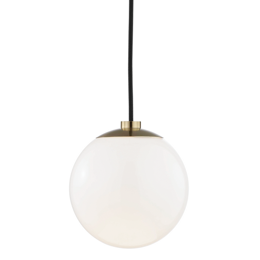 Mitzi by Hudson Valley Lighting Stella Pendant Aged Brass