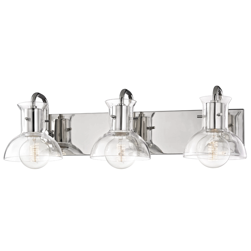 Mitzi by Hudson Valley Lighting Riley Bath Vanity Light Polished Nickel