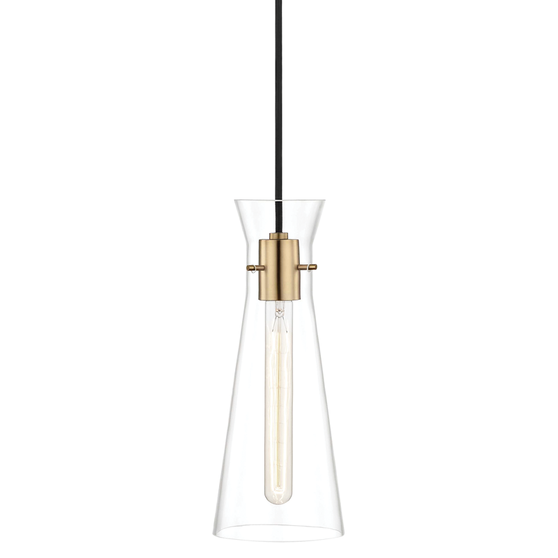 Mitzi by Hudson Valley Lighting Anya Pendant Aged Brass