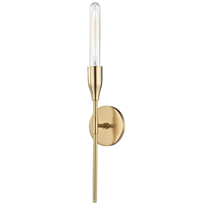 Mitzi by Hudson Valley Lighting Tara Wall Sconce Aged Brass