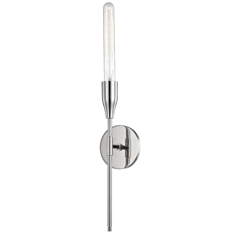 Mitzi by Hudson Valley Lighting Tara Wall Sconce Polished Nickel