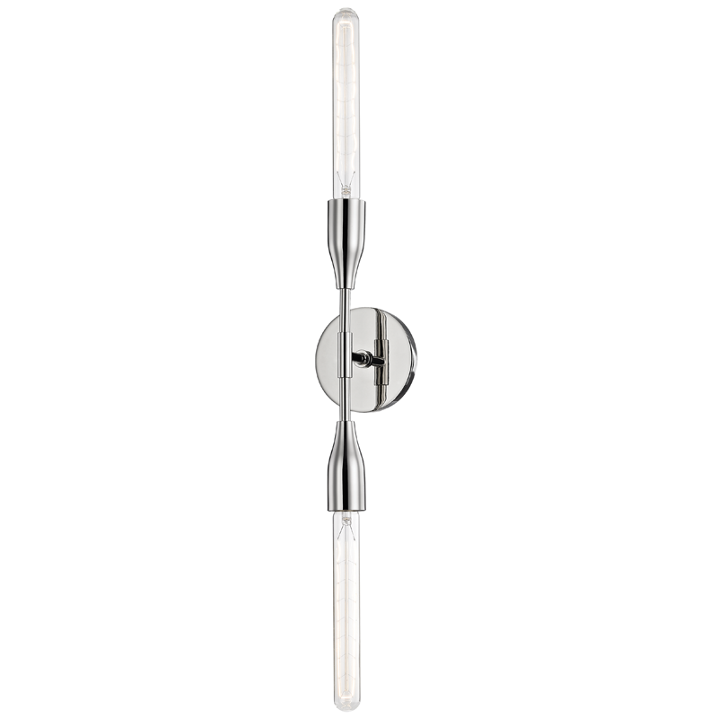 Mitzi by Hudson Valley Lighting Tara Wall Sconce Polished Nickel