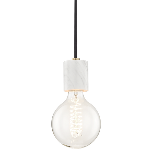 Mitzi by Hudson Valley Lighting Asime Pendant Aged Brass