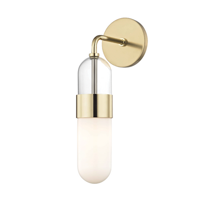 Mitzi by Hudson Valley Lighting Emilia Wall Sconce Polished Brass