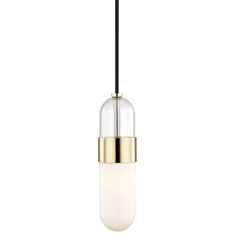 Mitzi by Hudson Valley Lighting Emilia Pendant Brass, Polished Brass