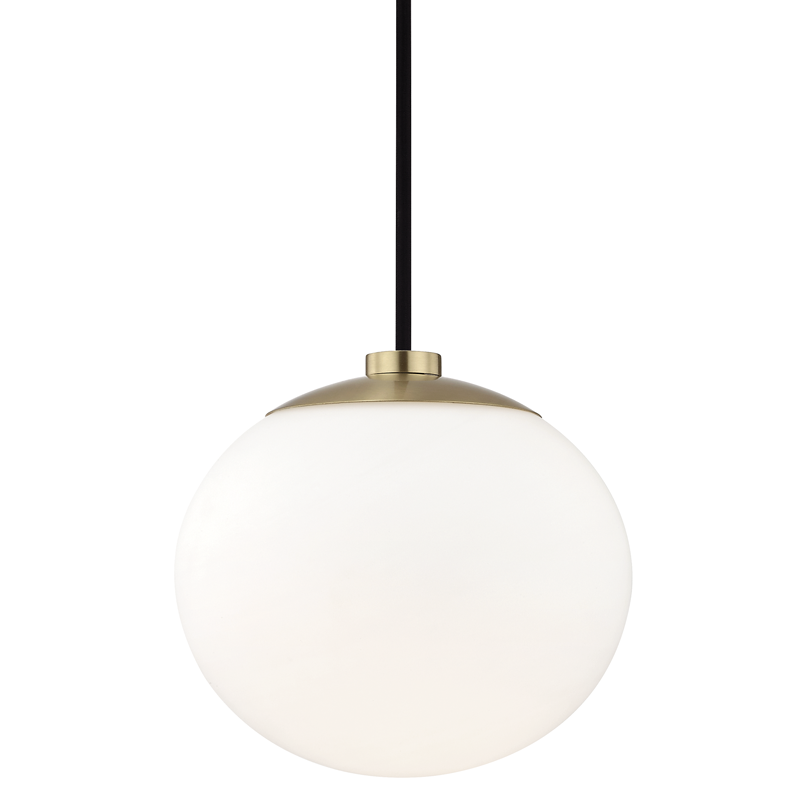 Mitzi by Hudson Valley Lighting Estee Pendant Aged Brass