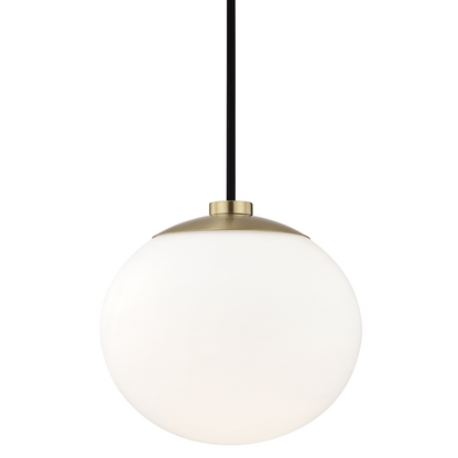 Mitzi by Hudson Valley Lighting Estee Pendant Aged Brass