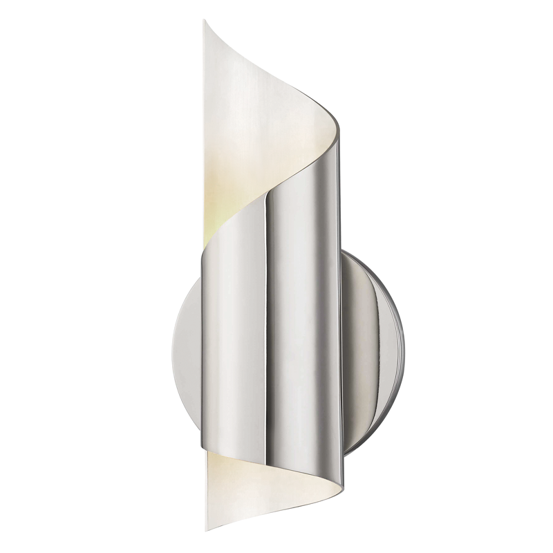 Mitzi by Hudson Valley Lighting Evie Wall Sconce Polished Nickel