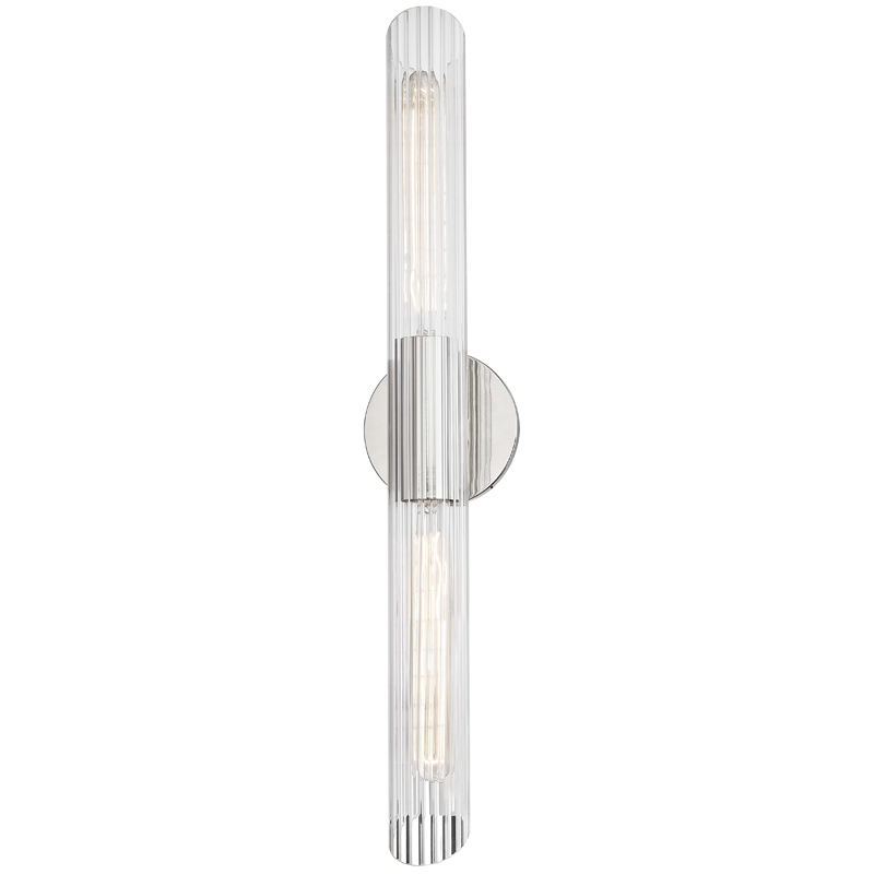 Mitzi by Hudson Valley Lighting Cecily Wall Sconce Polished Nickel