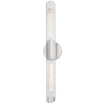 Mitzi by Hudson Valley Lighting Cecily Wall Sconce Polished Nickel