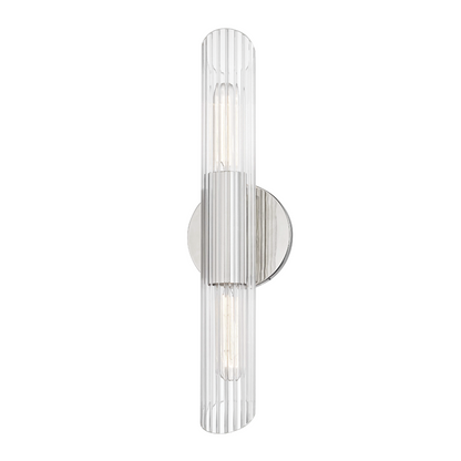 Mitzi by Hudson Valley Lighting Cecily Wall Sconce Polished Nickel
