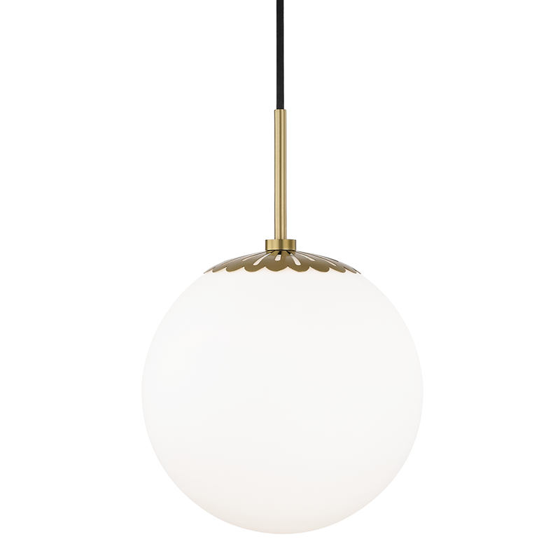 Mitzi by Hudson Valley Lighting Paige Pendant Aged Brass