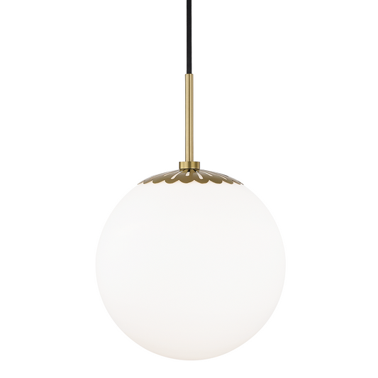 Mitzi by Hudson Valley Lighting Paige Pendant Aged Brass
