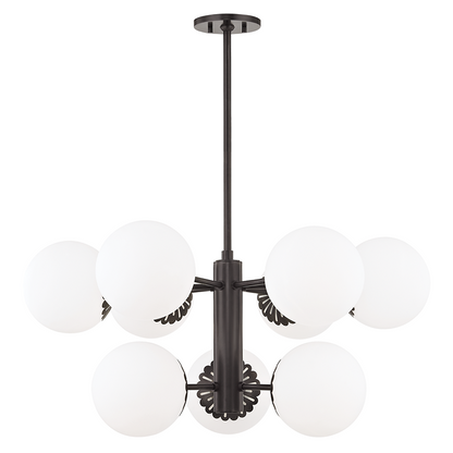Mitzi by Hudson Valley Lighting Paige Chandelier Bronze, Olde Bronze