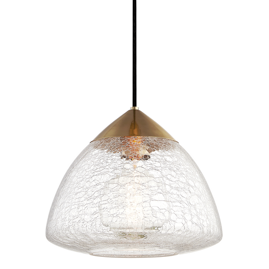 Mitzi by Hudson Valley Lighting Maya Pendant Aged Brass