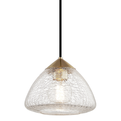 Mitzi by Hudson Valley Lighting Maya Small Pendant Brass, Antique Brass, Aged Brass
