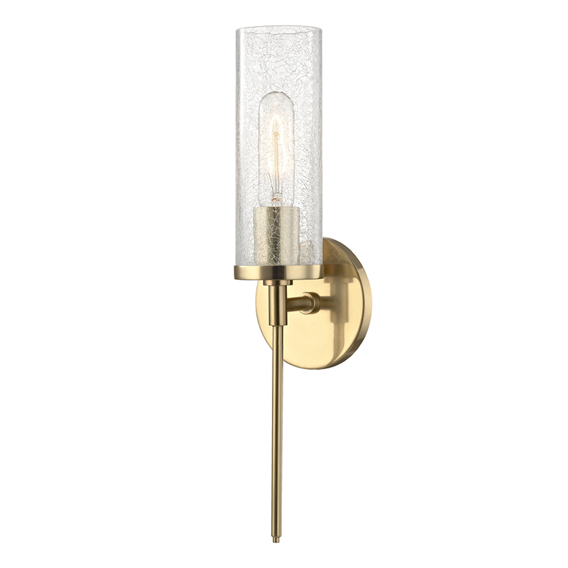 Mitzi by Hudson Valley Lighting Olivia Wall Sconce Aged Brass