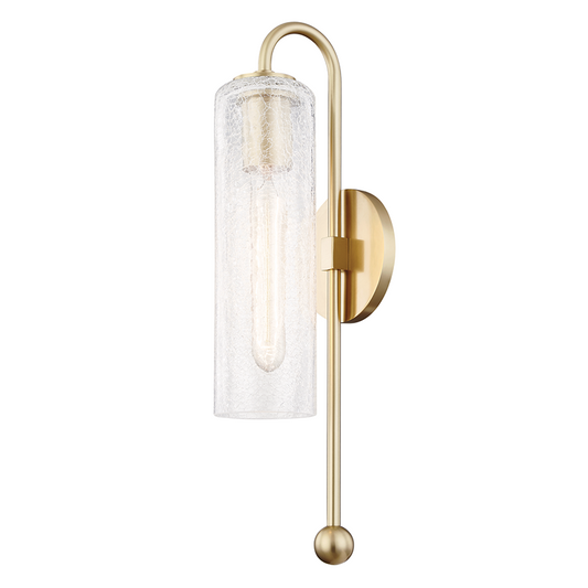 Mitzi by Hudson Valley Lighting Skye Wall Sconce Aged Brass