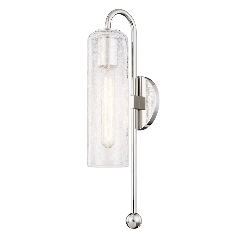 Mitzi by Hudson Valley Lighting Skye Wall Sconce Polished Nickel
