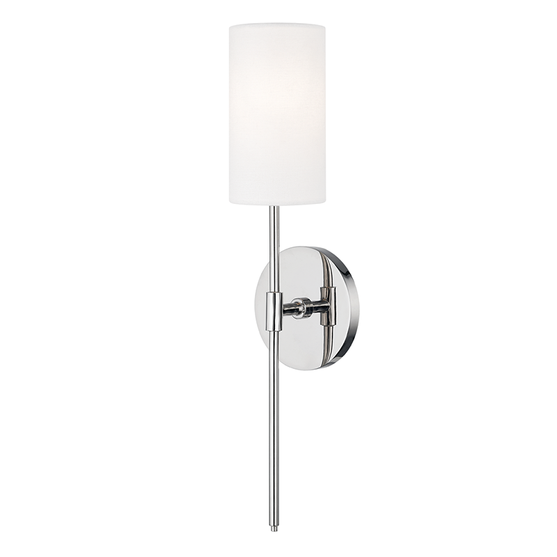 Mitzi by Hudson Valley Lighting Olivia Wall Sconce Polished Nickel