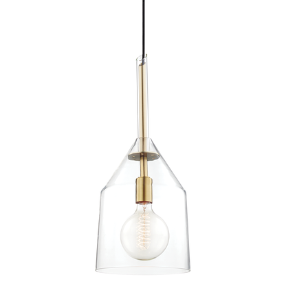 Mitzi by Hudson Valley Lighting Sloan Large Pendant Brass, Antique Brass, Aged Brass