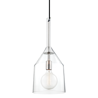 Mitzi by Hudson Valley Lighting Sloan Large Pendant Nickel, Polished Nickel