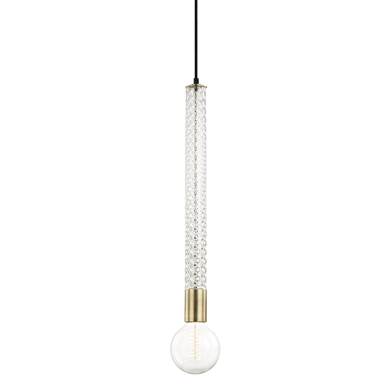 Mitzi by Hudson Valley Lighting Pippin Pendant Brass, Antique Brass, Aged Brass