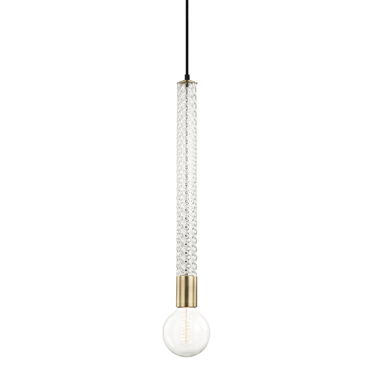 Mitzi by Hudson Valley Lighting Pippin Pendant Brass, Antique Brass, Aged Brass