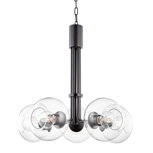 Mitzi by Hudson Valley Lighting Margot Chandelier Bronze, Black, Olde Bronze