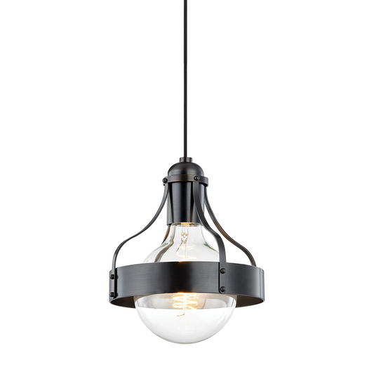 Mitzi by Hudson Valley Lighting Violet Pendant Nickel, Polished Nickel