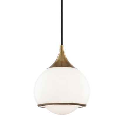 Mitzi by Hudson Valley Lighting Reese Pendant Aged Brass