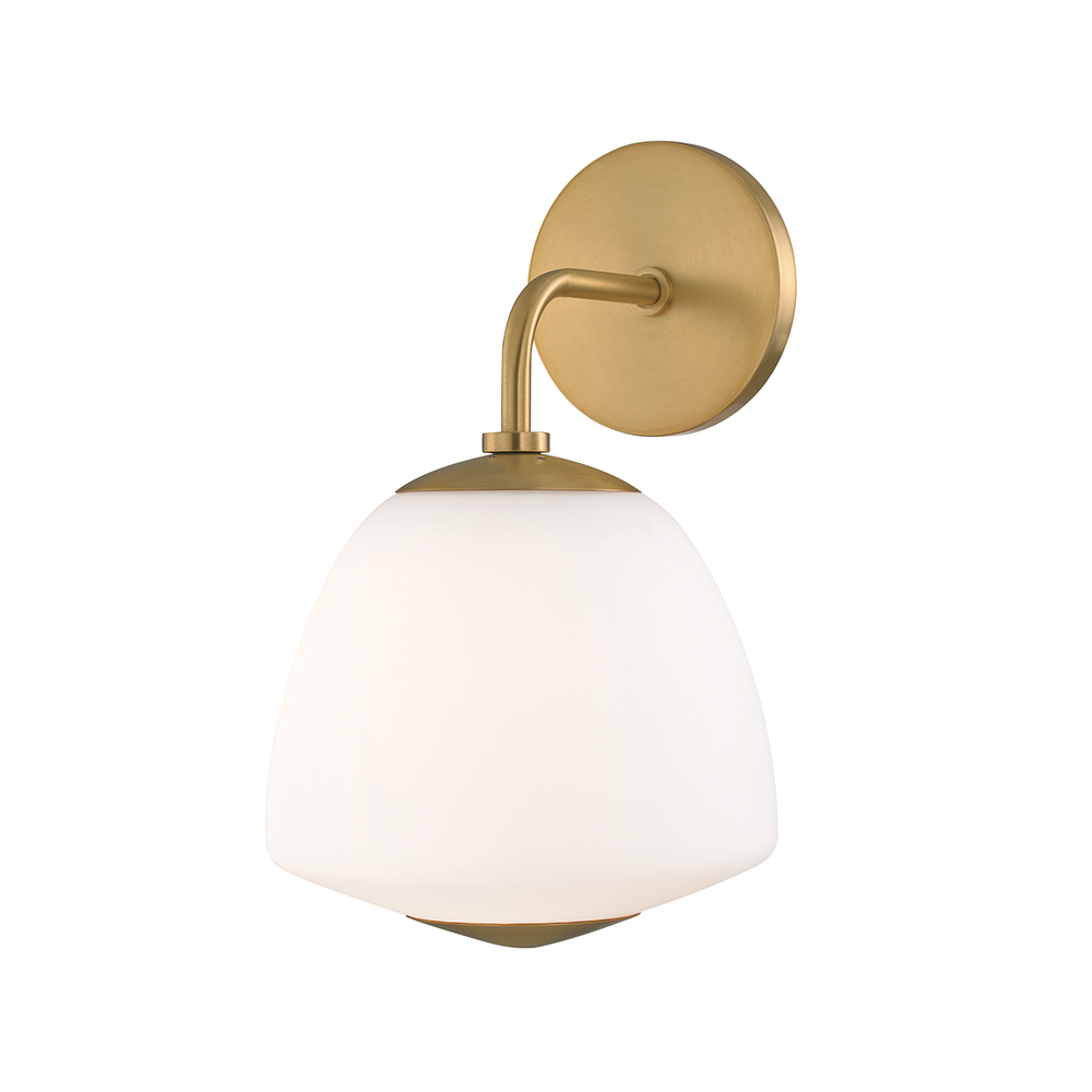 Mitzi by Hudson Valley Lighting Jane Wall Sconce Brass, Antique Brass, Aged Brass