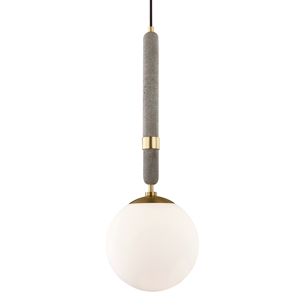 Mitzi by Hudson Valley Lighting Brielle Large Pendant Brass, Antique Brass, Aged Brass