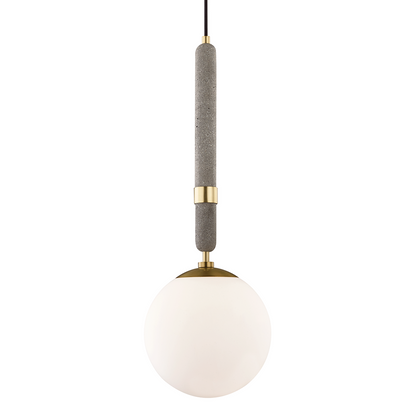 Mitzi by Hudson Valley Lighting Brielle Large Pendant Brass, Antique Brass, Aged Brass