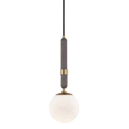 Mitzi by Hudson Valley Lighting Brielle Small Pendant Brass, Antique Brass, Aged Brass