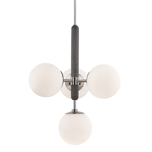 Mitzi by Hudson Valley Lighting Brielle Pendant Nickel, Polished Nickel