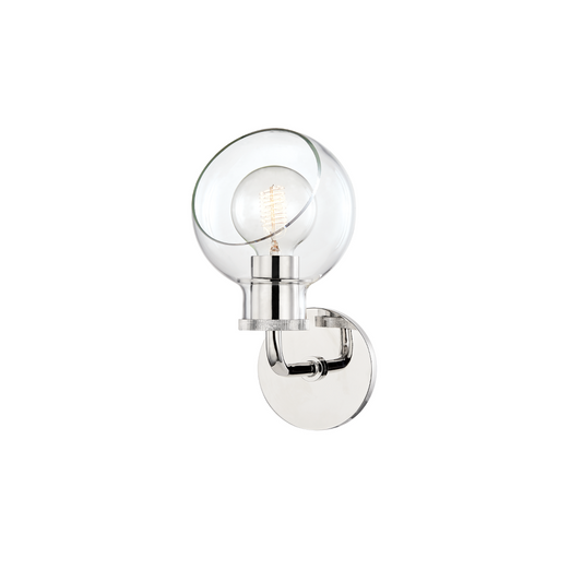 Mitzi by Hudson Valley Lighting Noelle Bath Bracket Nickel, Polished Nickel