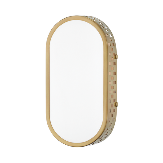 Mitzi by Hudson Valley Lighting Phoebe Wall Sconce Brass, Antique Brass, Aged Brass