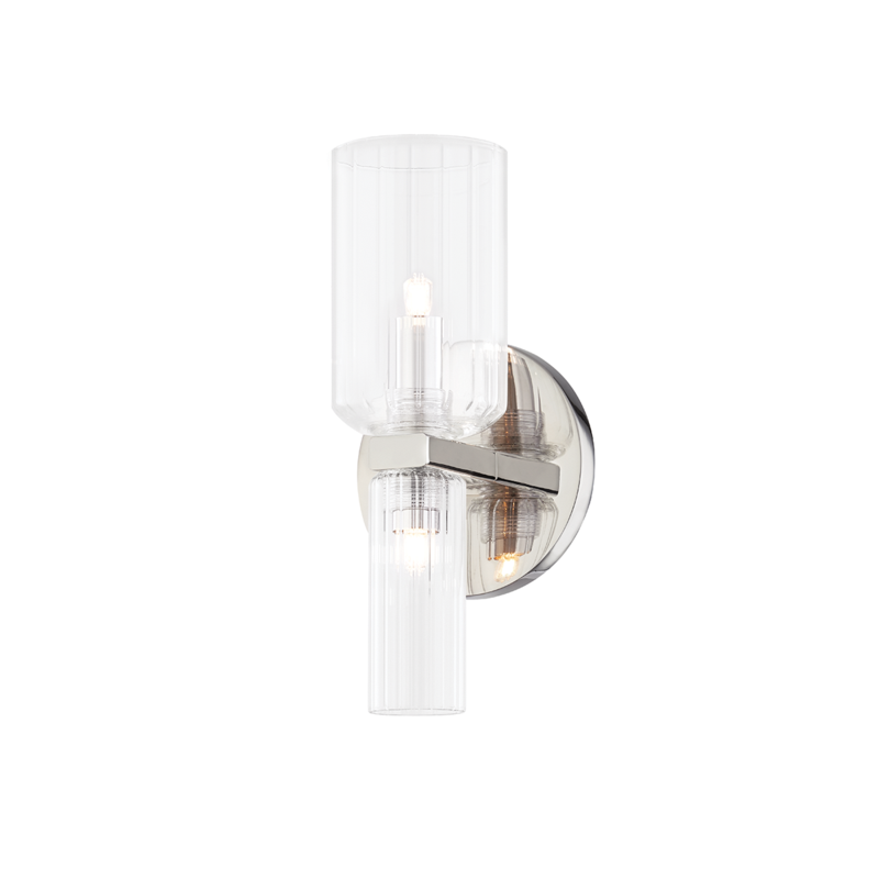 Mitzi by Hudson Valley Lighting Tabitha Bath Bracket Nickel, Polished Nickel