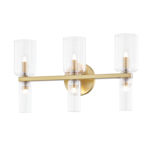Mitzi by Hudson Valley Lighting Tabitha Bath Bracket Antique Brass, Aged Brass